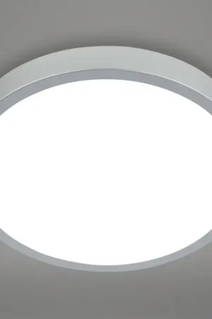 Briloner 3709-014 - LED RGBW Dimbare plafondlamp LED/22W/230V 4000K diameter 38 cm zilver + afstandsbediening Aanbieding