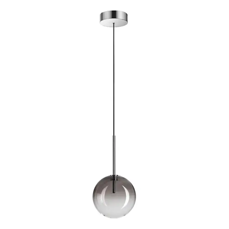 Ideal Lux - LED Hanglamp aan een koord EQUINOXE 1xG4/2W/230V diameter 15 cm glanzend chroom/gerookt Laatste Versie