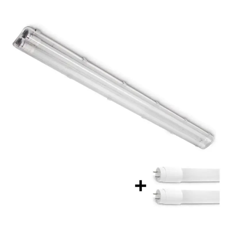 Alleen Vandaag Brilagi - LED TL-buis werkverlichting OPTIMA T8 2xG13/18W/230V 6500K IP65 128 cm