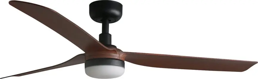 FARO 33817WT-21 - Dimbare LED-plafondventilator PUNT M LED/18W/230V bruin/zwart Ø 132 cm Wi-Fi Tuya + afstandsbediening Nieuw