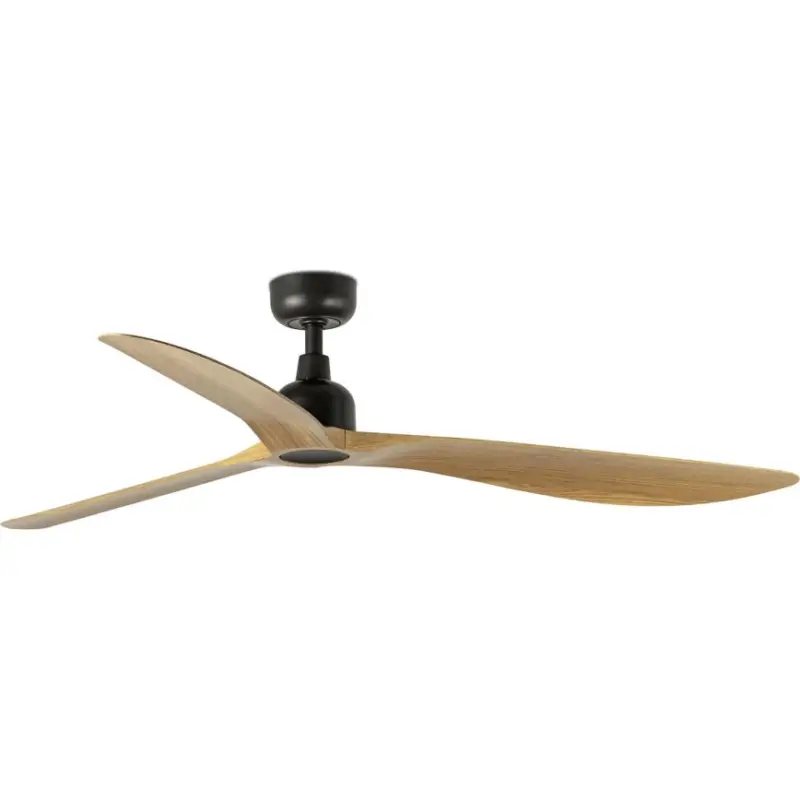 Seizoensaanbieding FARO 34360 - Plafondventilator OUTWOOD L bruin/zwart diameter 150 cm IP44 + afstandsbediening