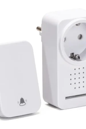 Aigostar - Draadloze deurbel met stekker 1Z 230V IPX4 wit Meest Verkocht