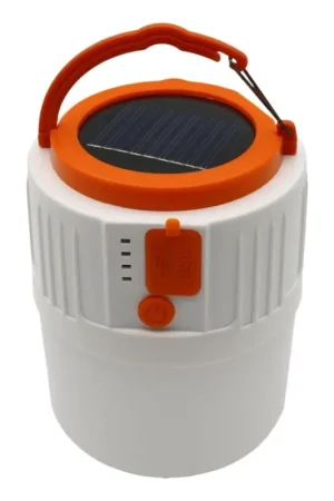 Betaalbaar LED Dimbare Oplaadbare Zonne-LED-lamp met Powerbankfunctie K1 LED/3W/3,7V 7000K IPX4 3200 mAh wit