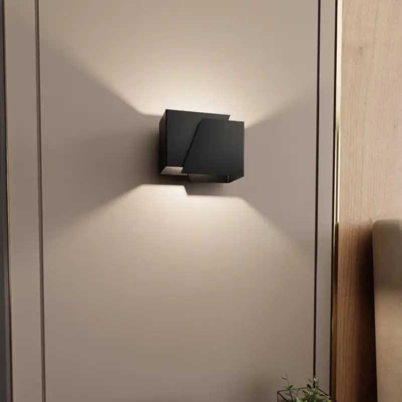 Wandlamp FROST 1xG9/8W/230V zwart Rechtstreeks Van De Fabrikant