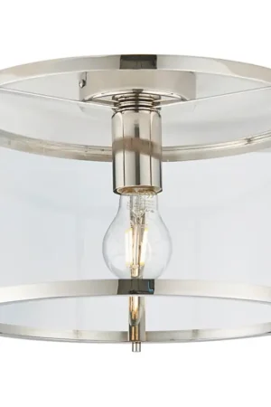 Beperkt Aanbod Endon 96150 - Plafondlamp HOPTON 1xE27/10W/230V glanzend chroom