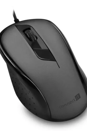 Bestel Nu CONNECT IT CMO-1200-GY - Bedrade muis 1000 DPI zwart/grijs