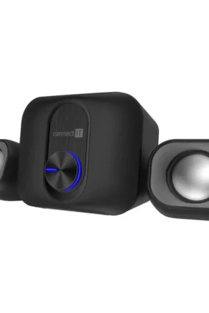 Weekendaanbieding CONNECT IT CSP-2100-BK - LED Set luidsprekers met subwoofer 11W/5V zwart