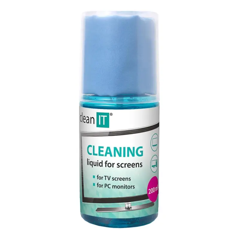 Seizoensaanbieding CLEAN IT CL-180 - Reinigingsoplossing voor beeldschermen met reinigingsdoek 200 ml