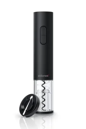 Exclusieve Aanbieding ELDONEX EWO-2100-BK - Elektrische wijnopener 4xAA zwart