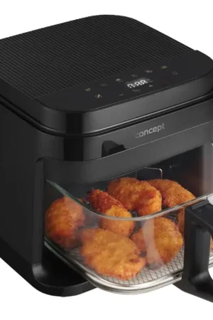 Op = Op Concept FR5500 - Air fryer GLASS & FAST 5,5 l 1200W/230V zwart