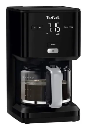 Aanbieding Tefal - Druppel koffiezetapparaat met LCD scherm 1000W/230V zwart