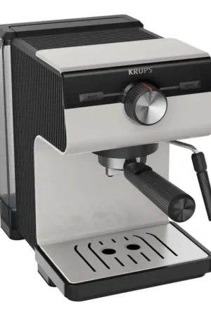 Krups - Hendel koffiezetapparaat voor twee kopjes AUTHENTIC 1450W/230V grijs Nieuw