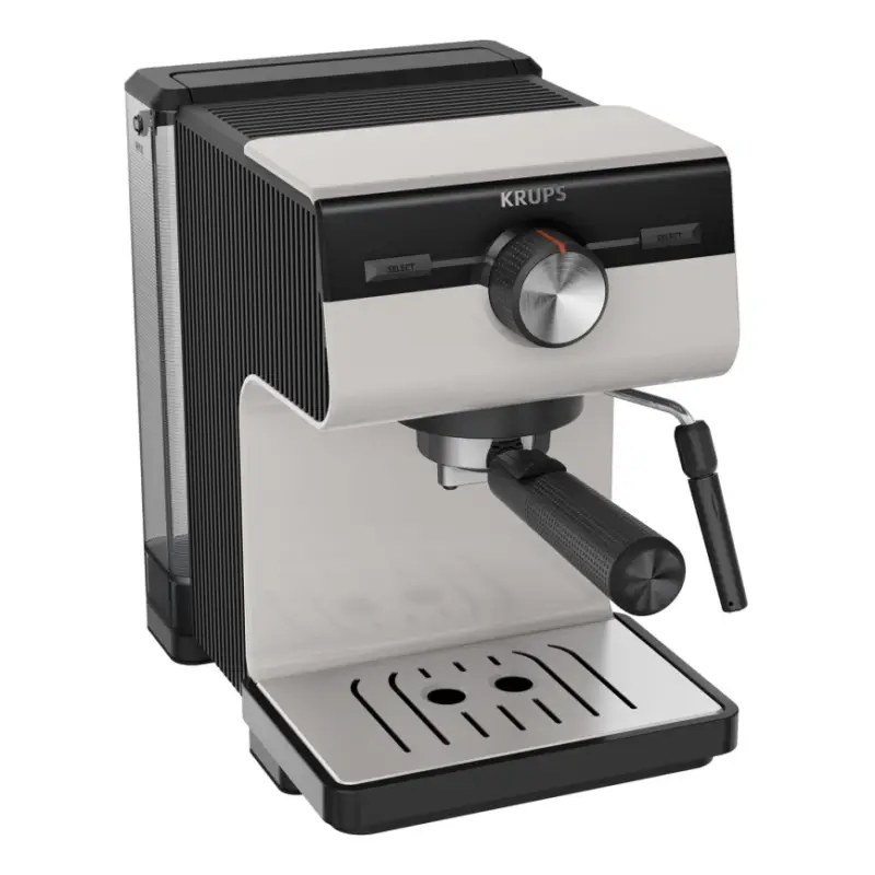 Krups - Hendel koffiezetapparaat voor twee kopjes AUTHENTIC 1450W/230V grijs Nieuw