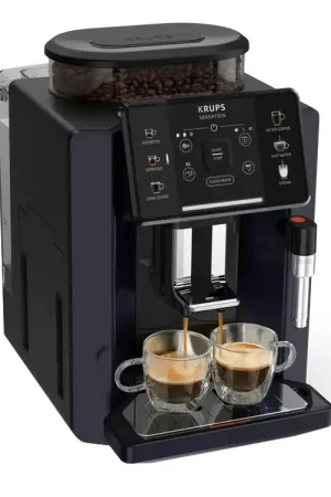 Bestseller Krups - Automatische koffiemachine met melkcontainer SENSATION 1450W/230V zwart