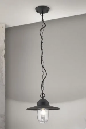 Aanbieding Buitenhanglamp EDWARD 1xE27/60W/230V IP44 antraciet