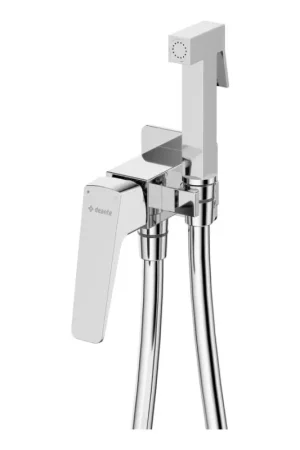 Beste Prijs Deante BQL_034M - Bidetmengkraan met handdouche voor inbouwinstallatie BLUR, glanzend chroom
