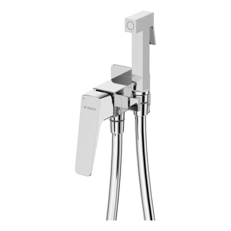 Beste Prijs Deante BQL_034M - Bidetmengkraan met handdouche voor inbouwinstallatie BLUR, glanzend chroom