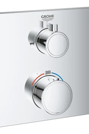 Betaalbaar GROHE 24080000 - GROHTHERM thermostatische badkraan, glanzend chroom