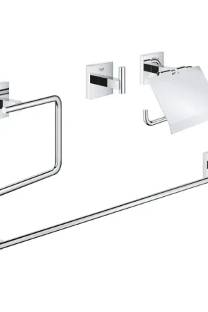 Bestseller GROHE 41115000 - START CUBE accessoireset 558 mm glanzend chroom