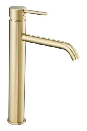 Actieprijs REA-B9409 - Wastafelkraan LUNGO 28 cm goudkleurig