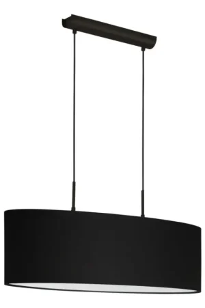 Eglo 33356 - Hanglamp aan kabel AMANI 2xE27/60W/230V zwart Betaalbaar