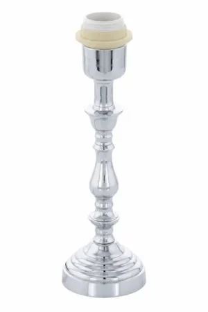 Flitsaanbieding Eglo 78312 - Lampvoet BEDWORTH 1xE27/60W/230V glanzend chroom