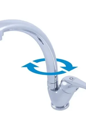 Hoge Kwaliteit RAV Slezák SA006.0/3 - Keukenkraan SAZAVA 26,5 cm glanzend chroom