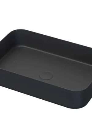 Opzetwastafel LJORDAL 52x34 cm staal/zwart Dagaanbieding