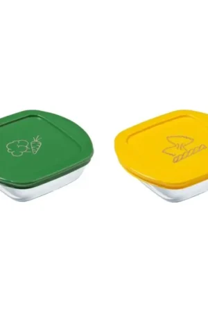 Set van 2 glazen bewaardozen PYREX 0,3 l Betrouwbaar
