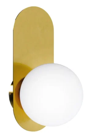 Aanbieding Wandlamp 1xE27/40W/230V goud/wit