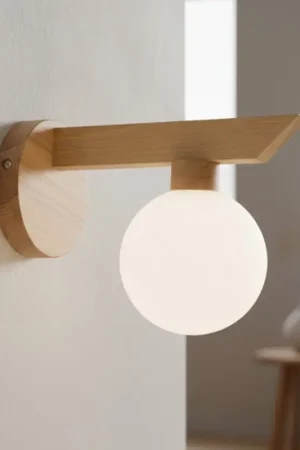 Wandlamp ANTONIO 1xG9/5W/230V eiken/wit Fabrieksprijs
