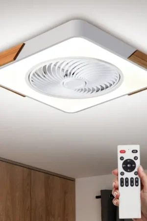 Populair Brilagi - LED dimbaar plafondlamp met ventilator LED/30W/230V 3000-6500K wit/eik + afstandsbediening