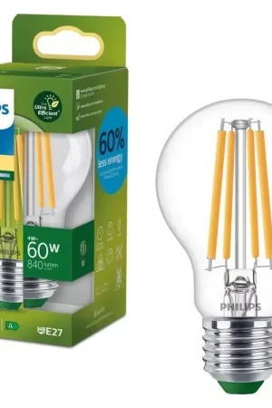 Superprijs LED-lamp ULTRAEFFICIENT VINTAGE Philips A60 E27/4W/230V 2700K