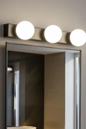 Brilagi - LED-spiegelverlichting HOLLYWOOD 3xLED/3W/230V 39 cm IP44 zwart Must-Have