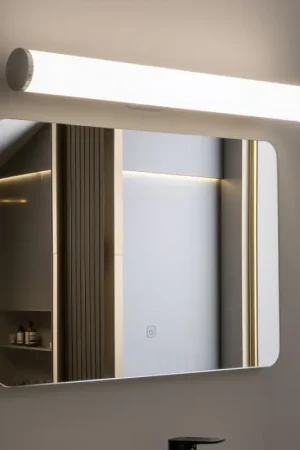 Direct Verzonden Brilagi - TUBE LED-spiegelverlichting voor de badkamer, 15W, 230V, 3000/4000/6500K, IP44, glanzend chroom