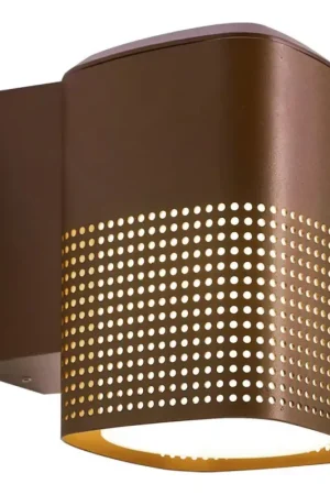 Betaalbaar Nordlux - Buitenwandlamp SIDARA 1xE27/15W/230V IP54 bruin