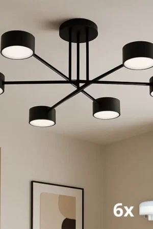 Bestel Nu Brilagi - LED opbouwplafondlamp MONO 6xGX53/13W/230V zwart