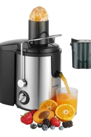 Concept LO7095 - Centrifugaal sapcentrifuge 1000W/230V zwart/roestvrij staal Nieuw
