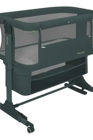 Lionelo - 3-in-1 babybed JODIE Groen Graphiet Lage Kosten
