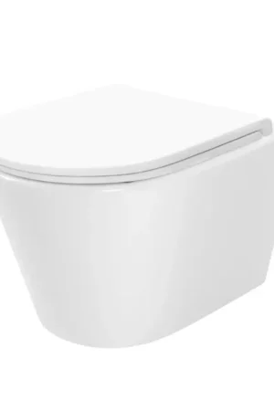 REA-C6800 - Wandcloset met toiletzitting TITO TORNADO RIMLESS keramiek/wit Actieprijs
