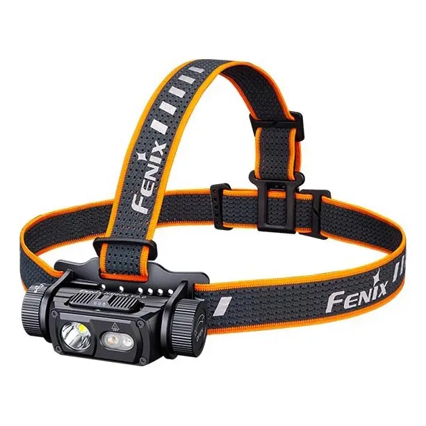 Laatste Kans Fenix HM60RV20 - LED-dimbare oplaadbare hoofdlamp LED/USB 4000 mAh IP68 1600 lm 292 h oranje