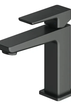 OMNIRES PM7410GR - Wastafelmengkraan PARMA 15 cm geborsteld grafiet Direct Verzonden