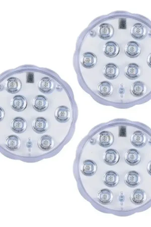 Seizoensaanbieding Grundig - Set van 3 dimbare RGBW LED-armaturen LED/3W/3xAAA IP65 + afstandsbediening