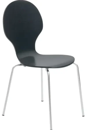 Bezoekersstoel Diego Kleur:zwart Must-Have