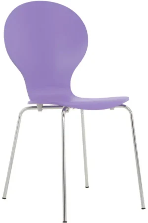 Bezoekersstoel Diego Kleur:purper Populair