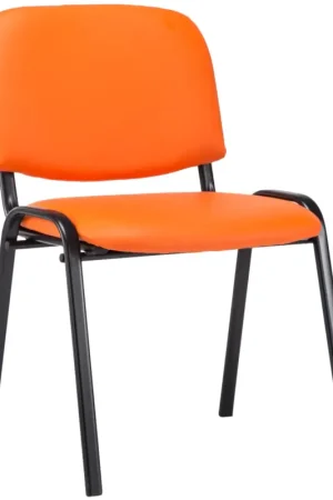 Bezoekersstoel Ken Kleur:oranje Weekendaanbieding