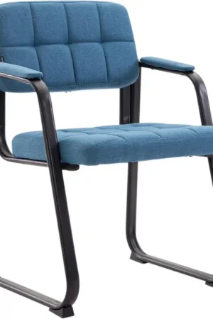 Beperkt Aanbod Bezoekersstoel Canada B stof Kleur:blauw