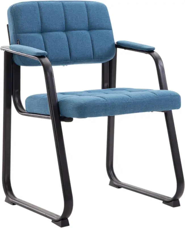 Beperkt Aanbod Bezoekersstoel Canada B stof Kleur:blauw