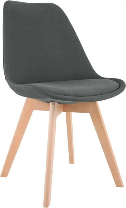 Veilige Betaling Eetkamerstoel Linares – comfortabel, stijlvol en perfect voor ieder interieur Basismateriaal:Stof | Kleur:donkergrijs