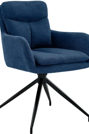 Bestseller Eetkamerstoel Somers stof Kleur:blauw